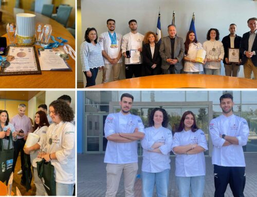 O Δήμαρχος Θεσσαλονίκης βραβεύει μάγειρες και ζαχαροπλάστες του ΙΕΚ La Chef Levi